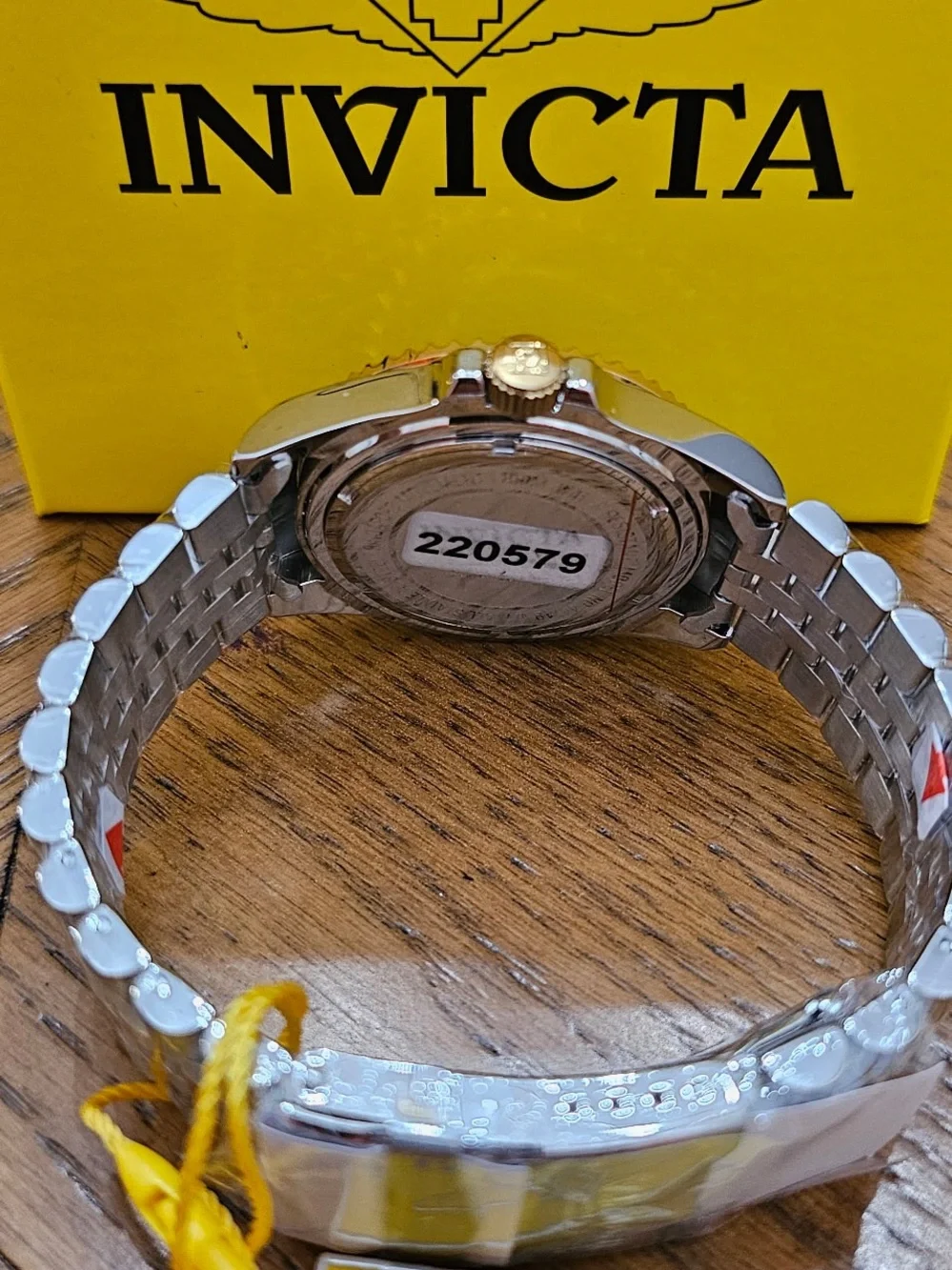 Invicta ProDiver Two-Tone Gold & Silver Watch with Blue and Black Bezel